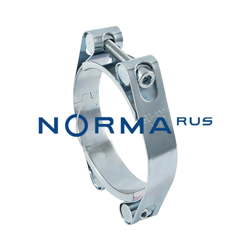 Силовой двухболтовый хомут GBS2 NORMA-RUS