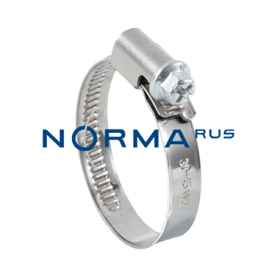 Червячный хомут STD 12 мм NORMA-RUS